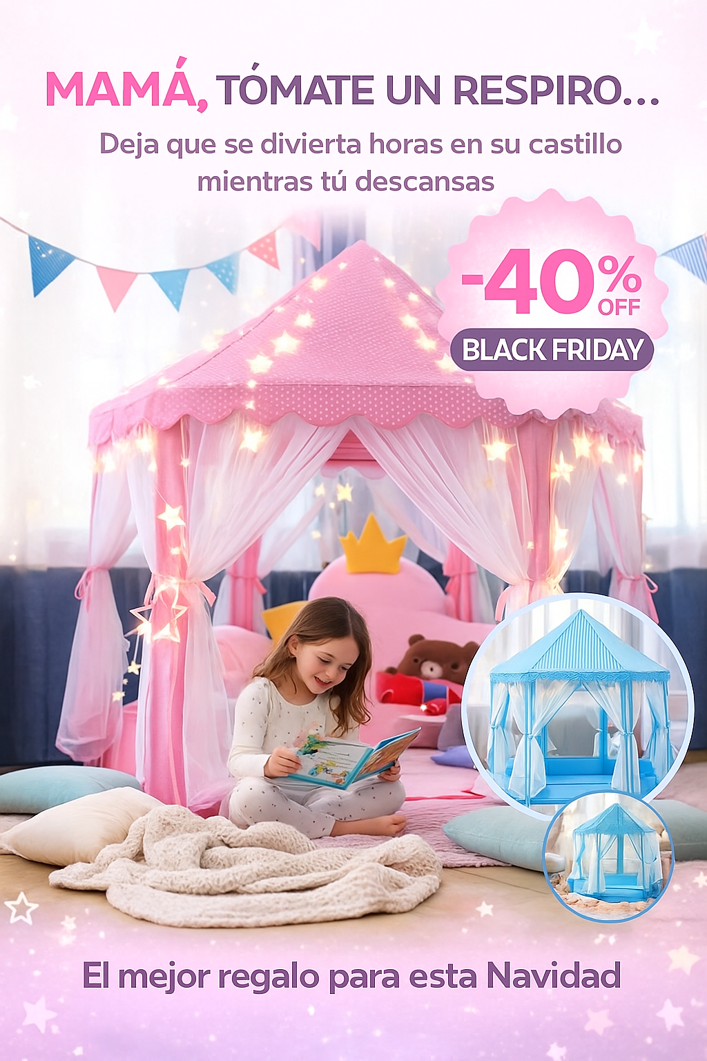 🏰 Casa Castillo Infantil | ✨ Diversión y imaginación en casa